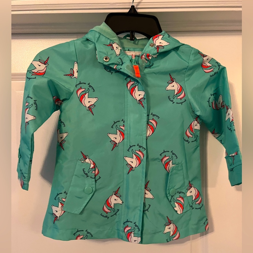 Carters Toddler unicorn raincoat size 3T BRAND NEW